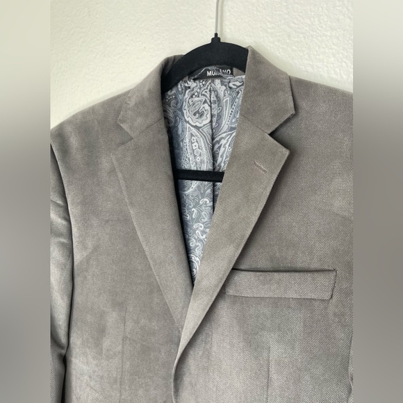 Murano Men's Wardrobe Essentials Classic-Fit
Twill Blazer gray Size M - Picture 3 of 14